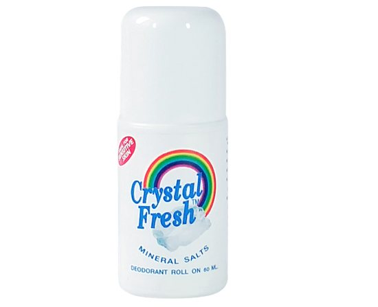 Crystal Fresh Deodorant Roll-On 60ml - Shipper: Qty 6
