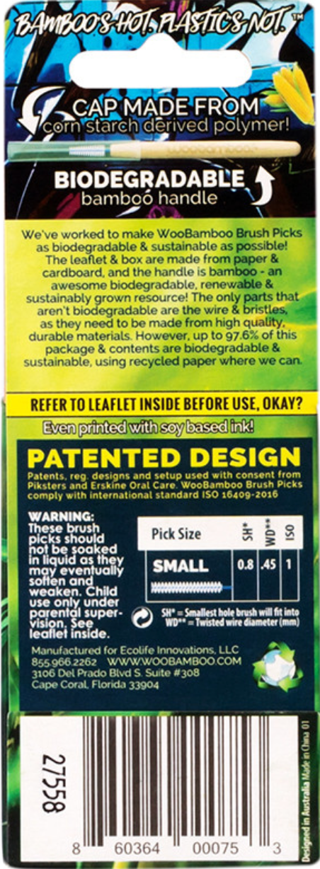 Interdental Brush Picks - Small (8 pack)