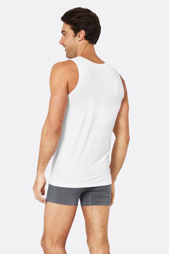 Boody Organic Bamboo Eco Wear - Men's Singlet White