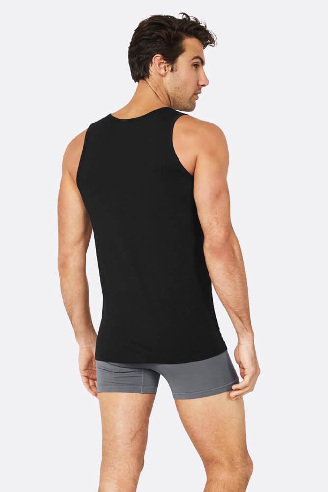 Boody Organic Bamboo Eco Wear - Men's Singlet Black