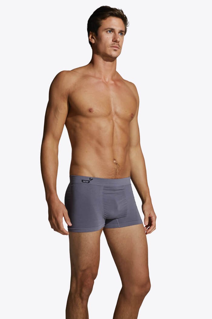 Grey Men's Boxers - Boody Organic Bamboo Eco Wear
