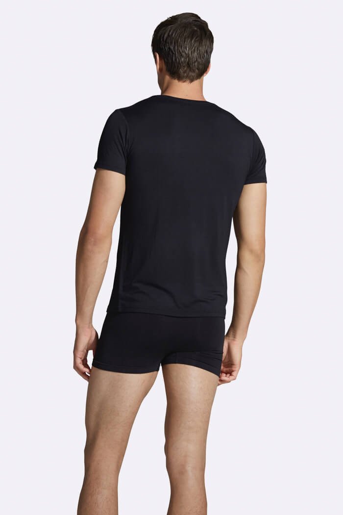Black Crew Neck T-Shirt - Boody Organic Bamboo Eco Wear