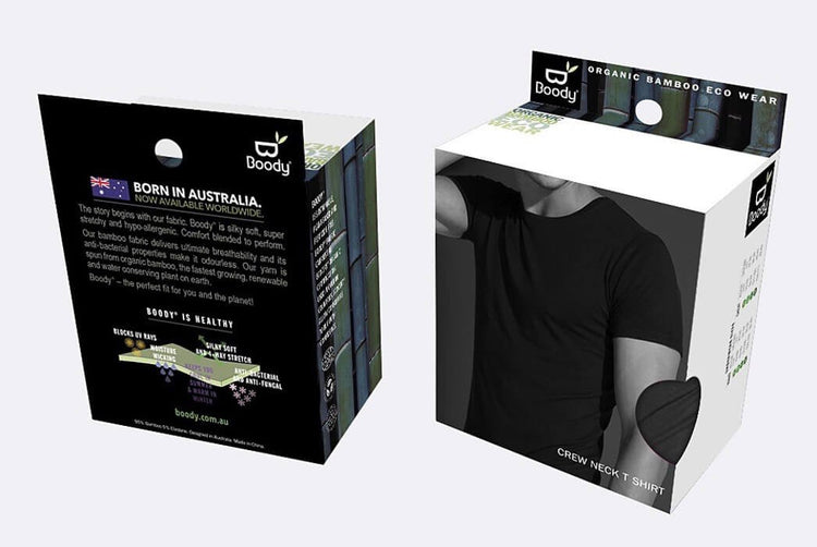 Crew Neck T-Shirt - Boody Organic Bamboo Eco Wear