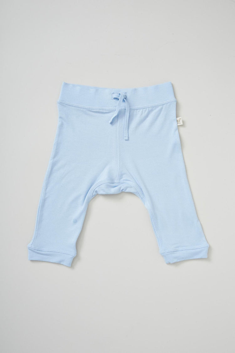 Baby Pull on Pants Blue - Organic Bamboo Eco Wear