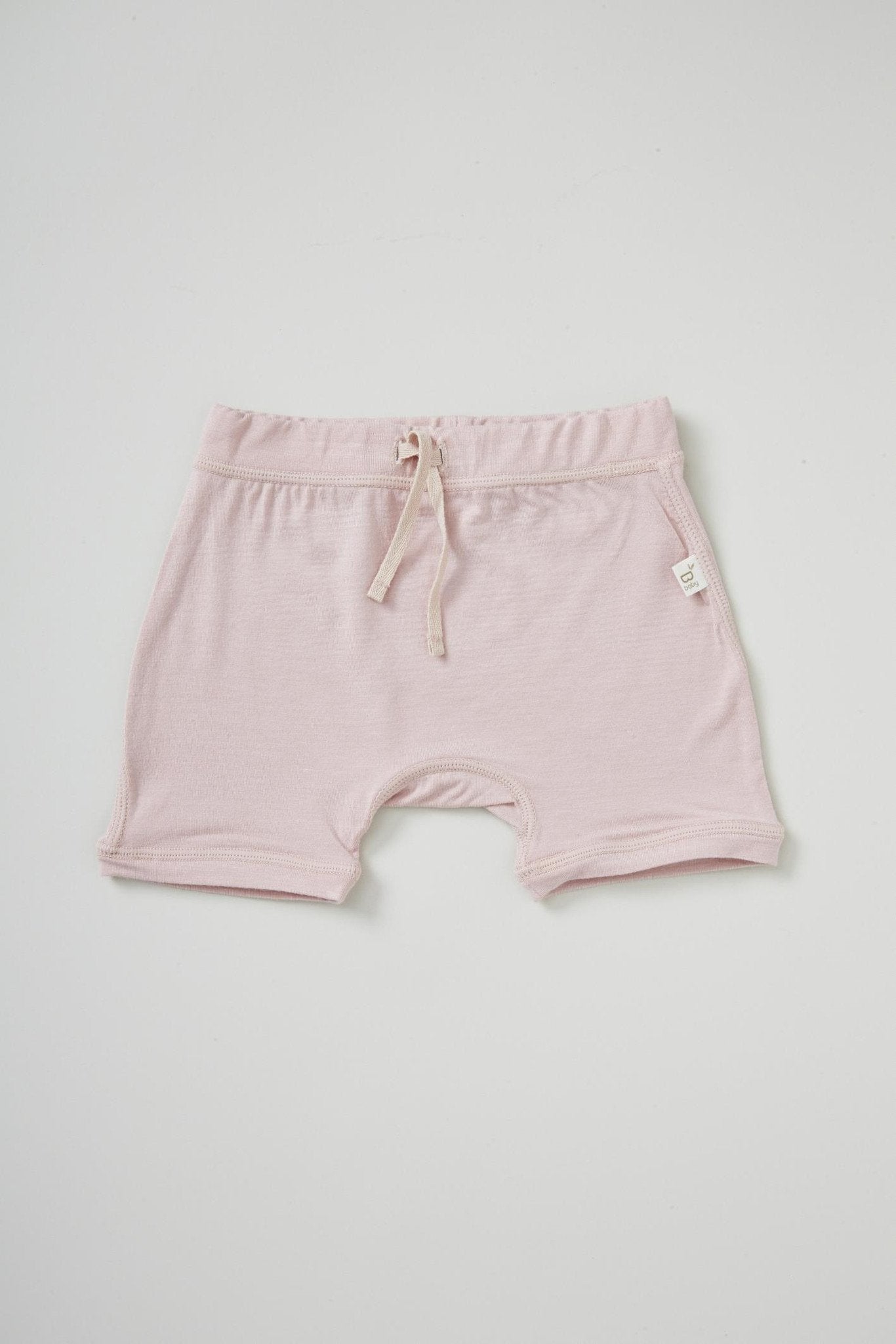 Baby Pull on Shorts Pink - Organic Bamboo Eco Wear