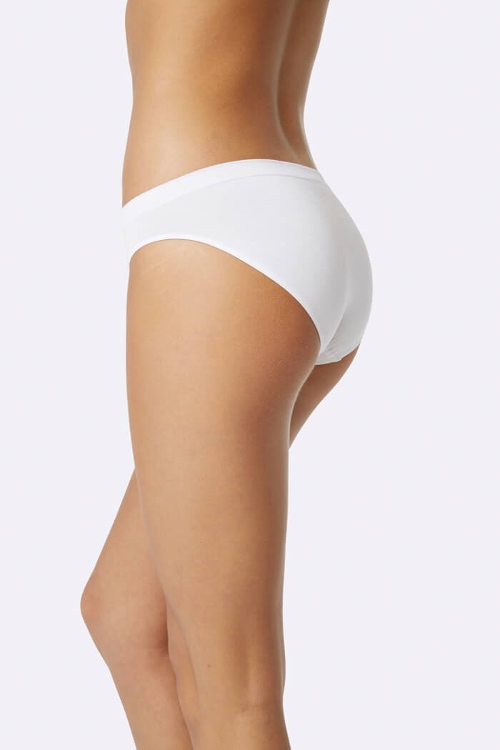 Boody Organic Bamboo Eco Wear - Classic Bikini White