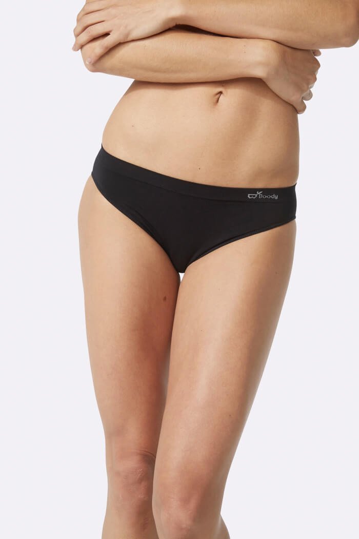 Boody Organic Bamboo Eco Wear - Classic Bikini Black