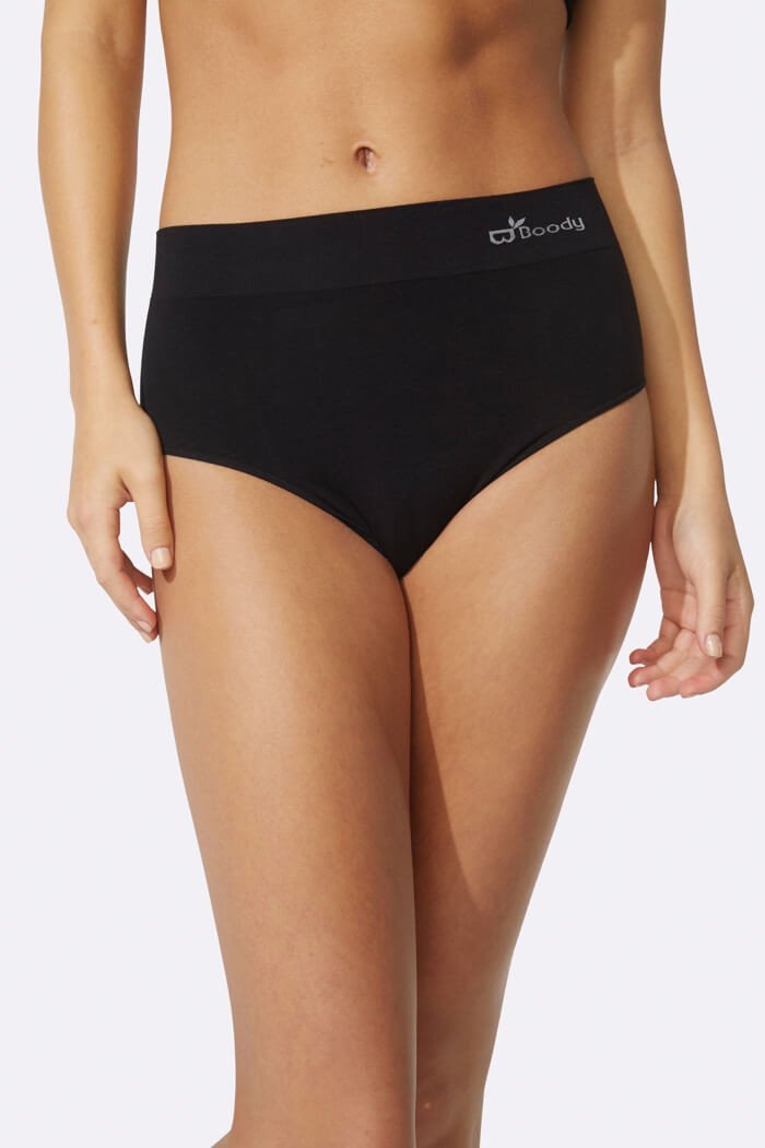 Boody Organic Bamboo Eco Wear - Full Brief Black
