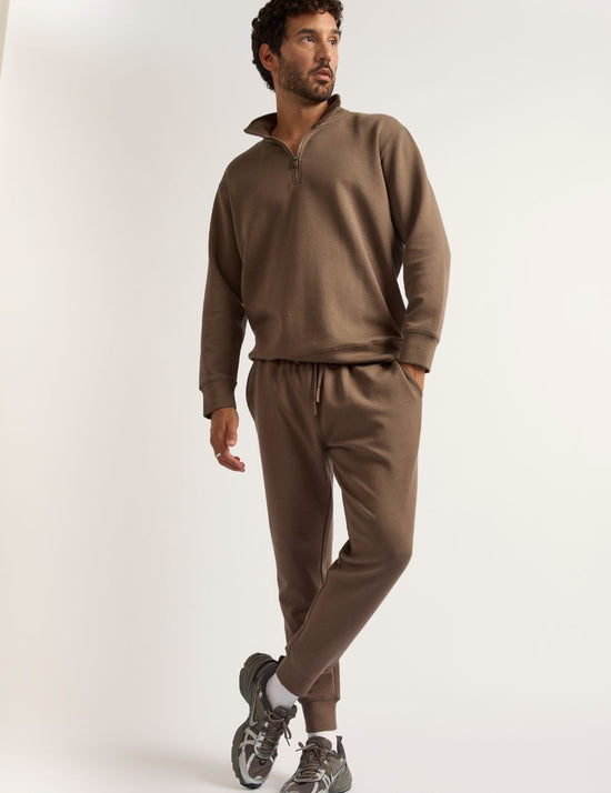 Boody Bamboo Tech Fleece Men's Quarter Zip Sweater