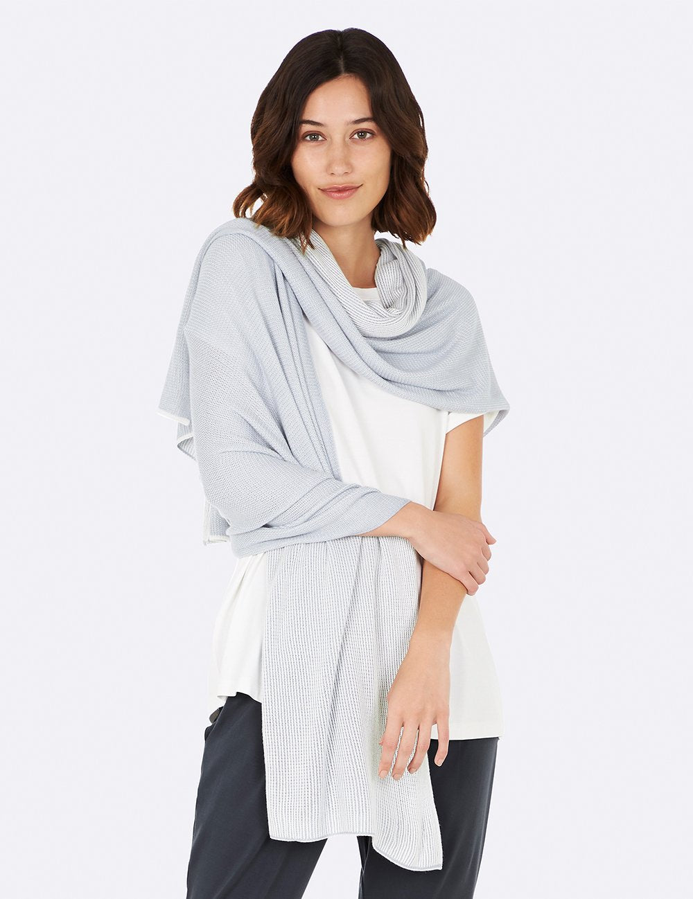 Boody Bamboo Cosy Knit Wrap – Natural Holdings