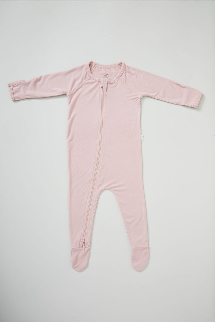 Pink Baby Long Sleeve Onesie - Boody Baby Organic Bamboo Eco Wear