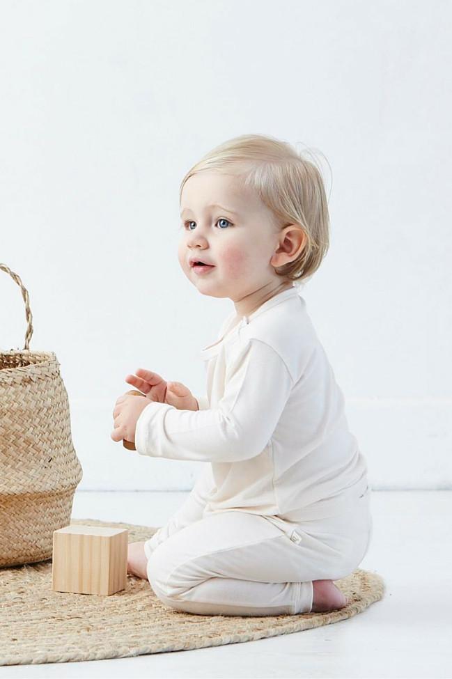Neutral Baby Long Sleeve Top - Boody Baby Organic Bamboo Eco Wear