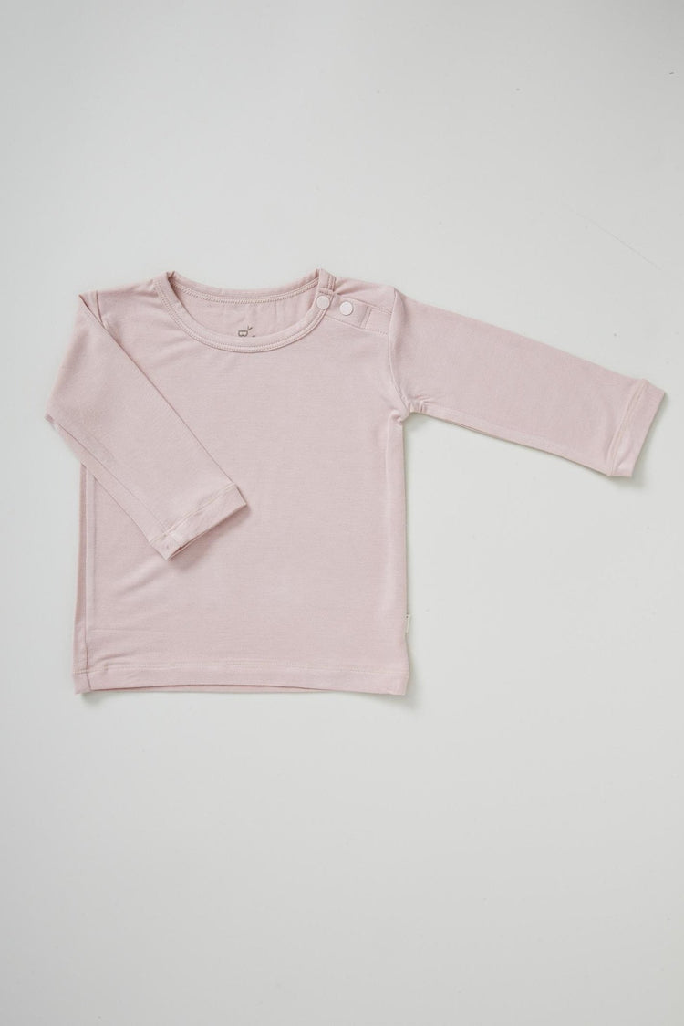 Pink Baby Long Sleeve Top - Boody Baby Organic Bamboo Eco Wear