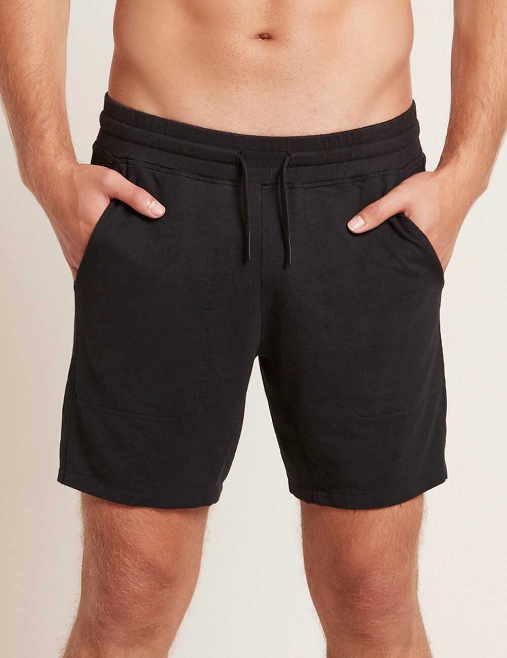 Mens black sweat discount shorts