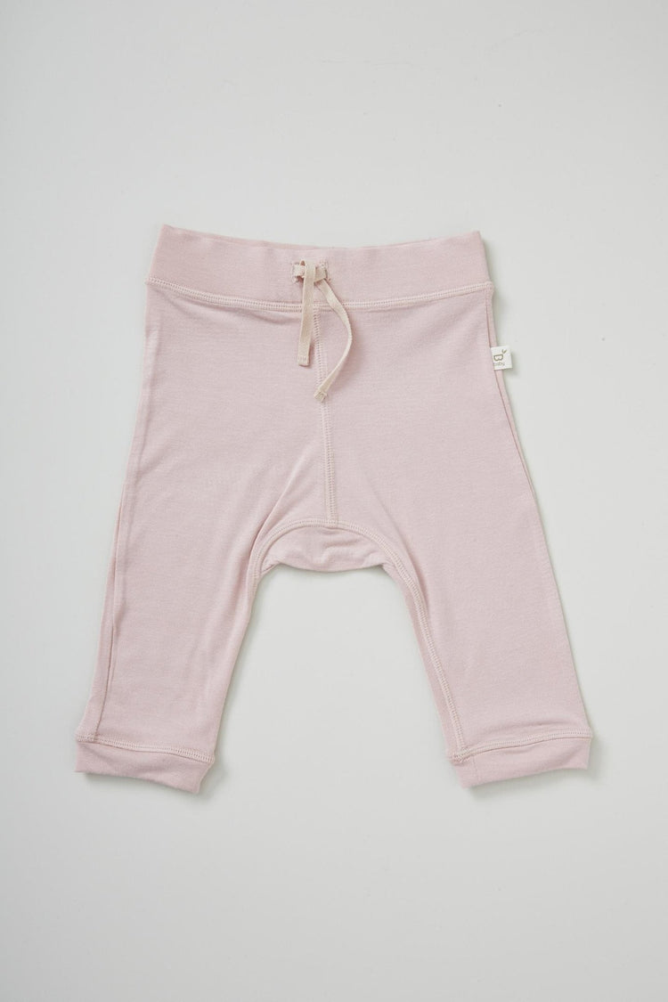 Baby Pull on Pants Pink - Organic Bamboo Eco Wear
