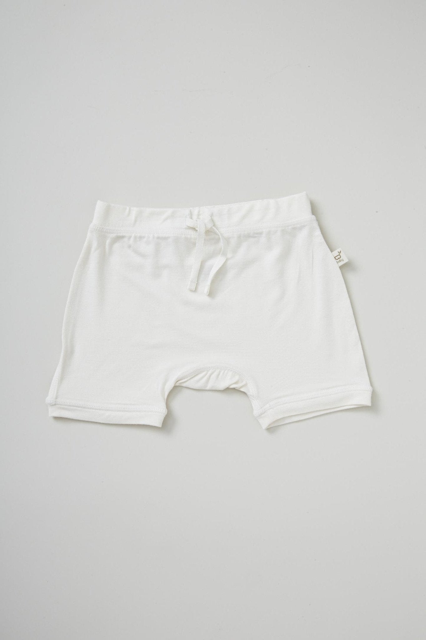 Baby Pull on Shorts Neutral - Organic Bamboo Eco Wear